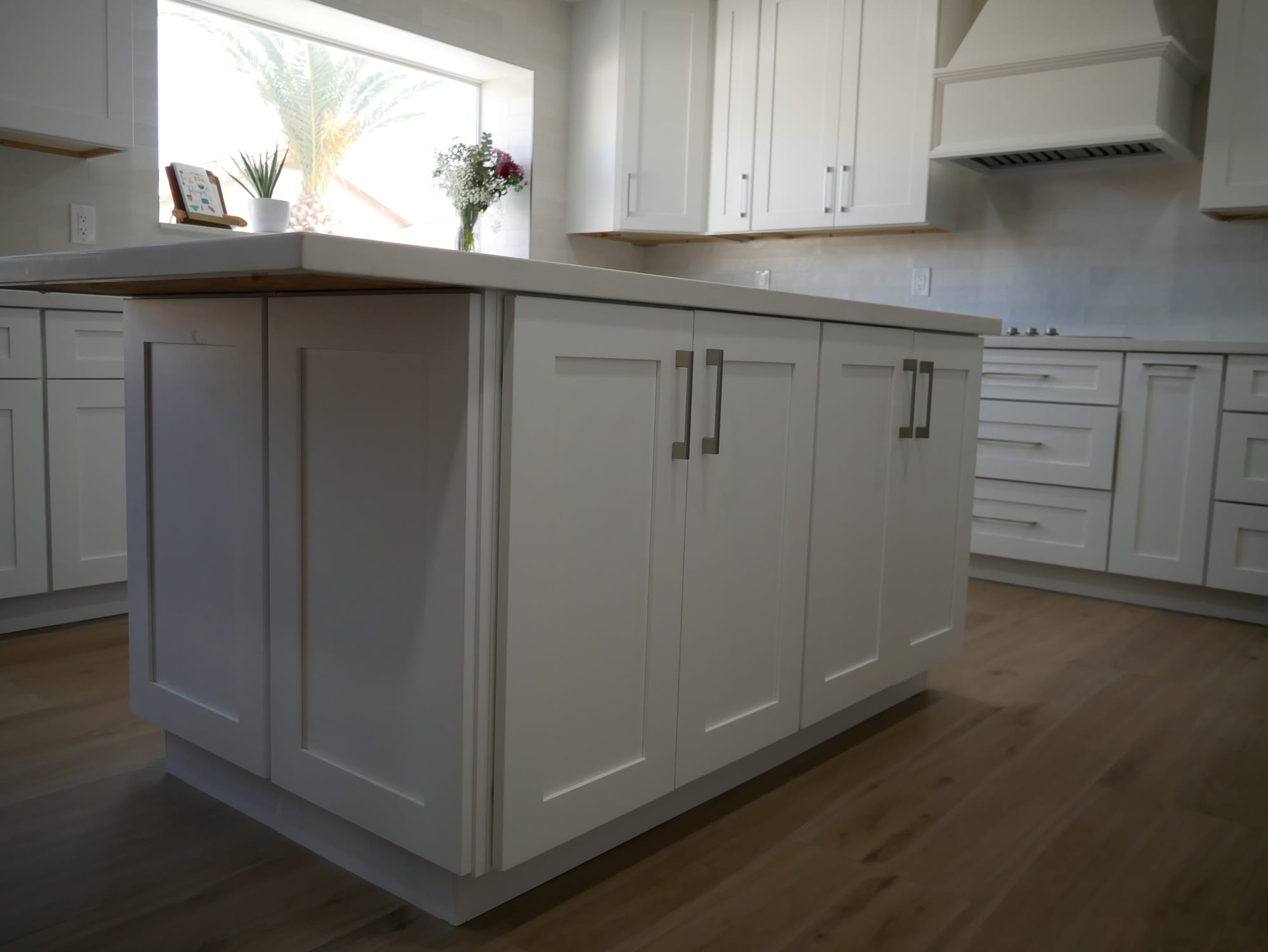 Gilbert kitchen — built-in double wall ovens and cooktop configuration