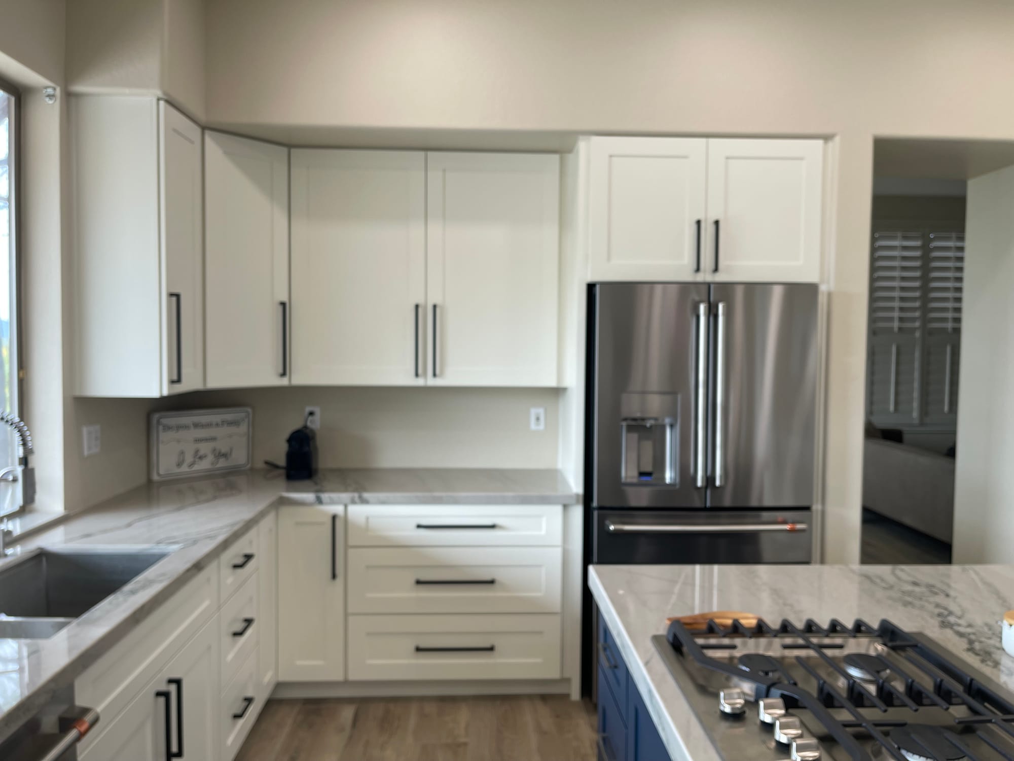 Scottsdale modern kitchen full view — completed Alpha Remodelers project
